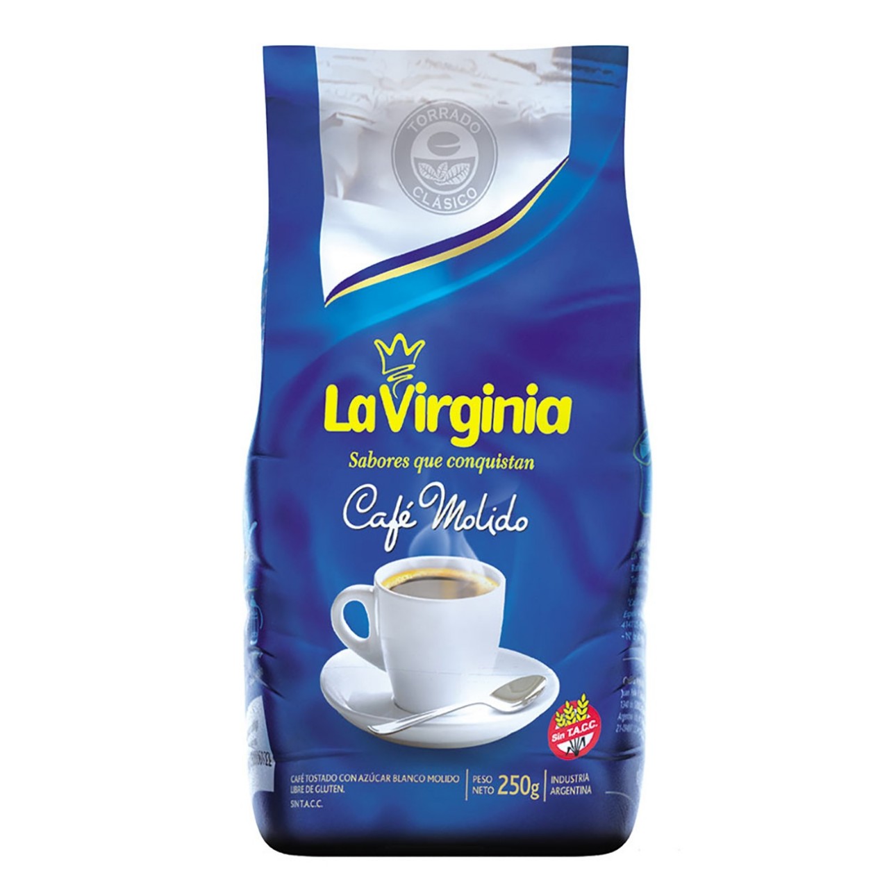 Cafe Molido La Virginia Torrado Clásico 250g Deliargentina