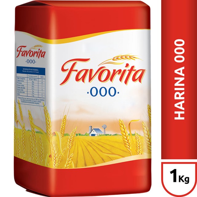 Harina Argentina Favorita 000 1 kilo