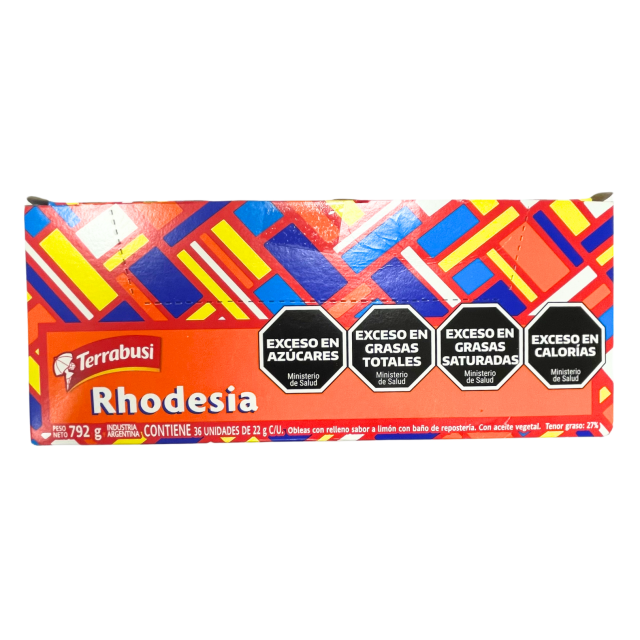 Galletita Rhodesia Argentina Terrabusi Caja x36 Unidades  (1523)