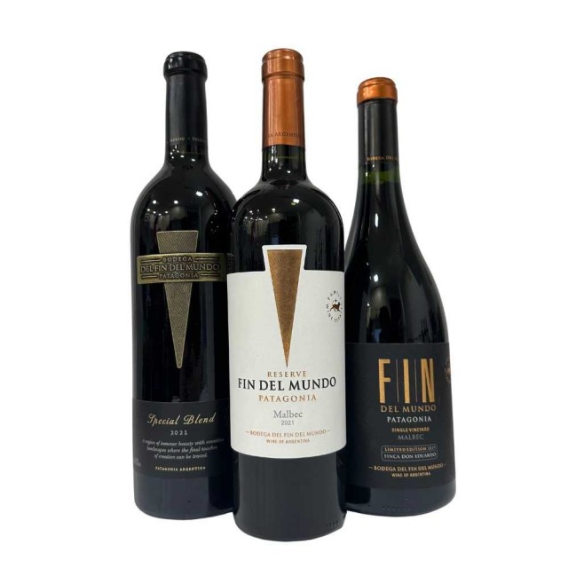 Fin Del Mundo Reserve Malbec, Special Blend y Fin Del Mundo Cabernet Franc Oferta 3 Botellas